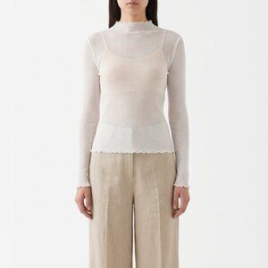 Divided by H&M Ribbed Long Sleeve Top – Size L – Never Worn